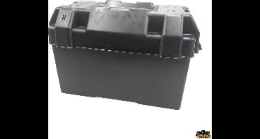 Trem zwarte kunststof Accubak 410x200x200mm | N0141250