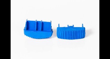 Solide Laddervoet / Ladderdop 65mm - 2 stuks - Blauw