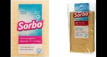 Sorbo wonderzeem + viscosespons M | Sorbo streeploos schone ramen | Wonder zeem | Zeem + spons combo van Sorbo