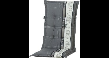 Madison tuinkussen lage rug Madison garden 105x50 cm - grijs