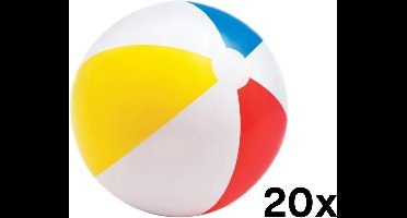 Intex strandbal - Glossy - 51 cm - 20 stuks