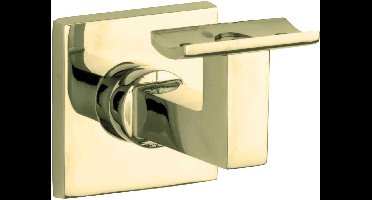 Leuninghouder - Messing - Messing - Artitec Wallebroek - Artitec Wallebroek Bauhaus M10 hol, messing gelakt