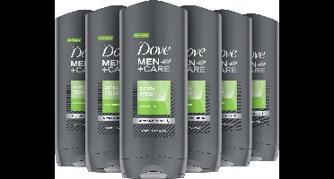 Dove Men+Care Extra Fresh Douchegel - 6 x 400 ml - Voordeelverpakking