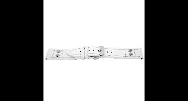 Horlogeband J525 Pilots Wit 26x24 mm