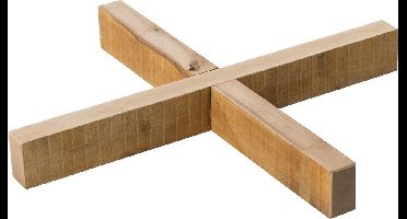 Meuwissen Agro - Houten regenton voet - Large 80 x 10 cm - Lichtbruin