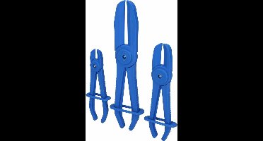 BRILLIANT TOOLS 3-delige Slangklemmenset recht flexibel