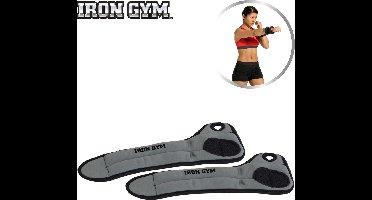 Iron Gym Wrist Weight, pols-/enkelgewicht voor intensievere workout – 1 kg