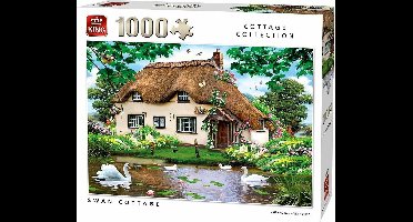 King Landschap Puzzel Huizen:  Swan Cottage-1000 st./pieces
