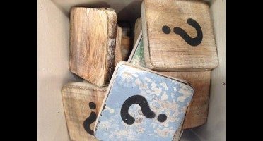 Thils Living Drie scrabble letters woord en opzetplankje