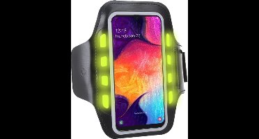 Hardloop Telefoonhouder Sport Armband Sportband Hardlopen met LED Verlichting Universeel voor Smartphone / Telefoon / GSM