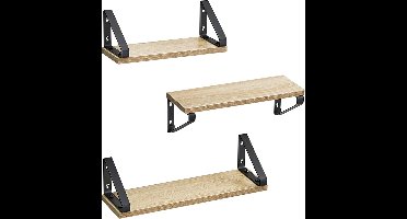 Hoppa! - Wandplank - Eiken Zwart