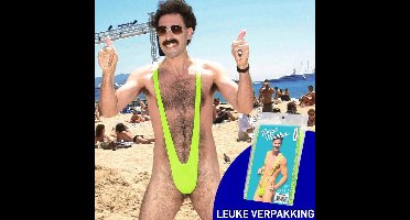 MikaMax Borat Mankini - Iconisch Stretch Kostuum - One Size Party Outfit