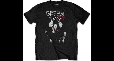 Green Day - Red Hot Heren T-shirt - M - Zwart