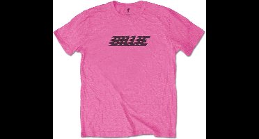 Billie Eilish - Racer Logo & Blohsh Kinder T-shirt - Kids tm 12 jaar - Roze