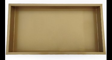 Inbouwnis BWS 30x60x10 cm RVS Goud