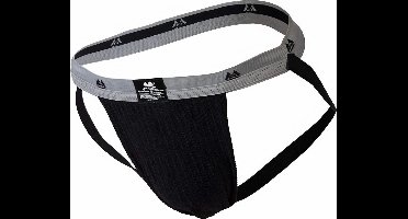 MM Sports The Original Swimmer/Jogger Jockstrap 1 inch Black - MAAT XL - Heren Ondergoed - Jockstrap voor Man - Mannen Jock