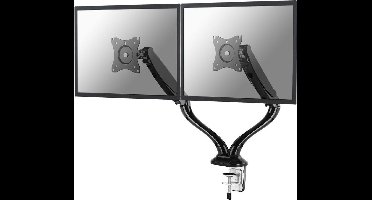 Neomounts NM-D500DBLACK monitorarm met gasveer voor flat screens t/m 27"