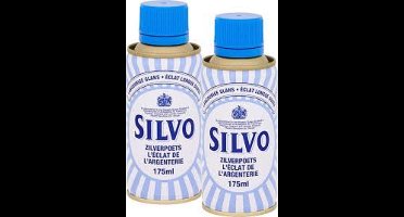 Silvo Zilverpoets - Langdurige Glans - 2 x 175 ml voordeelverpakking