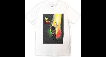 Bob Marley - One Love Movie Poster Heren T-shirt - S - Wit