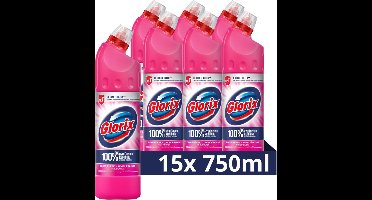 Glorix - Bleek Pink Power - 24 x 750 ml - Voordeelverpakking