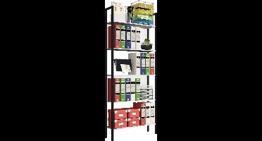 Houten Metalen Opbergrek Boekenplank Deco Boekenrek Flakos 5