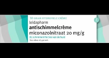 Leidapharm Anti-schimmelcreme Miconazol 20mg/g - 1 x 30 gr