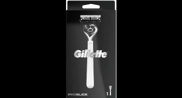 Gillette - ProGlide - Scheerset - Zwart en Wit - Houder & 1 Navulscheermesje