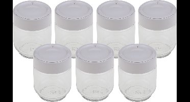 set van 7 potjes voor moulinex yoghurtmaker - moulinex - a14a03