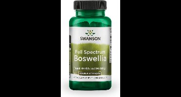 Supplementen - Full Spectrum Boswellia 800mg - 60 Capsules - Swanson -
