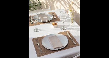 PLACEMAT - TABAC - 30x43cm - 12st - BROWN