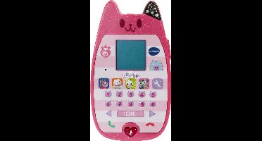 VTech Gabby Smartphone - 4 Kat-Tastische Spelletjes - Bekijk Vrolijke Animaties - Maak Kennis met Muziek, Tellen & Vormen - Educatief - Vanaf 3 Jaar