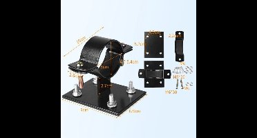 Fietsmand-Bevestigingbeugel-Stuurpen-Frame-Bevestiging-Fietsmand -Diameter-25-45mm
