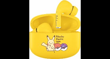Pokémon - Electric - draadloze oordopjes - met oplaadcase - touch control - extra eartips - TWS earpods bluetooth