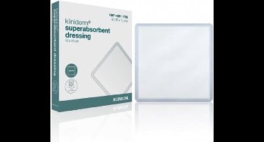 Kliniderm Superabsorberend verband steriel 10x10cm (10) Klinion