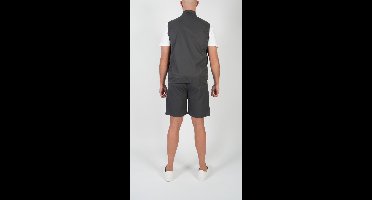 BASKO - ZOMERSET - GILET + SHORT - GRIJS - MAAT M