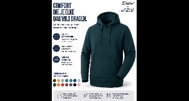 Daiber Hoodie Heren - Sweatshirt Heren met Capuchon - (Benzine) - Maat 3XL - Inclusief 2 TLRGolf Wasknijpers