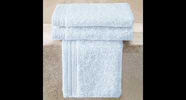 De Witte Lietaer Gastendoekjes Contessa Powder Bleu - set 3 stuks - 40 x 60 cm - Blauw - Katoen