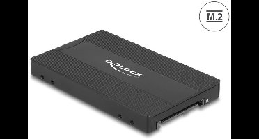 Delock Converter M.2 Key M NVMe SSD to U.2 or M.2 Key B SATA SSD to SATA - tool free