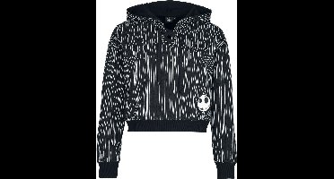 The Nightmare Before Christmas Pinstripe Jack Dames Trui met capuchon - zwart - M