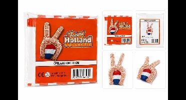 Opblaasbare hand Holland Oranje