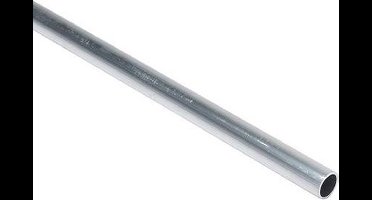 Essentials ronde buis aluminium brut 100 x 1,3 x 0,1 cm