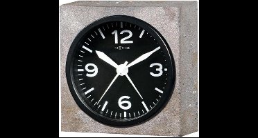 Real Time Heavy Metal wekker grijs - NeXtime