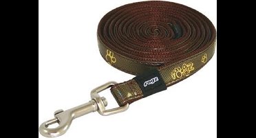 Rogz For Dogs Zip Zap Long Lijn Puppy Choco 12 mmx1.8 mtr