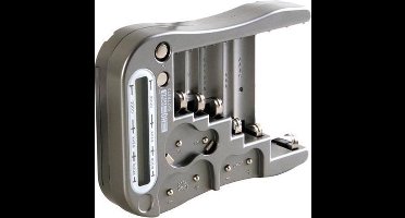 Velleman Batterijtester, LCD display, voor standaard batterijen AAA AA C D 9 V blok, fotobatterijen CR123A CR2 CR-V3 2CR5 CR-P2 en knoopcellen draagbaar