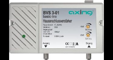 Axing BVS 3-01 Kabeltelevisieversterker 30 dB