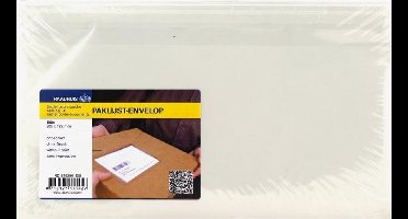 Raadhuis paklijstenvelop - 225x122mm - DL - onbedrukt - 100 stuks