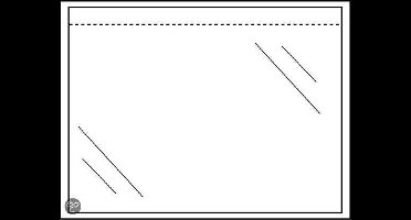 Raadhuis paklijstenvelop - 165x122mm - A6 - onbedrukt - 1000 stuks