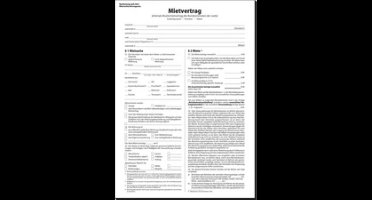 sigel huurcontract MV461, zelfkopiërend, 3×2 vel, 25 stuks