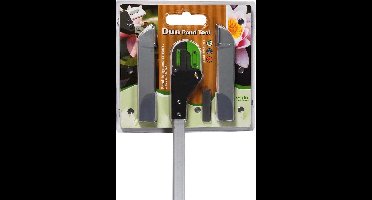 Mica decorations e - 6 stuks! Geranium rood in pot stan grijs d11,5...