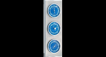 TFA Dostmann Weerstation buiten - RVS blauw - 3 in 1 - Edelstaal
